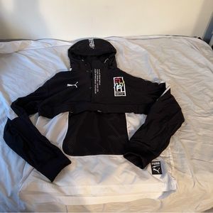 Puma 2 tone Quarter zip windbreaker